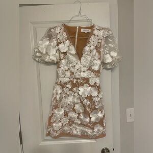 Elliatt Zayla 3D Floral Mini Dress - XS